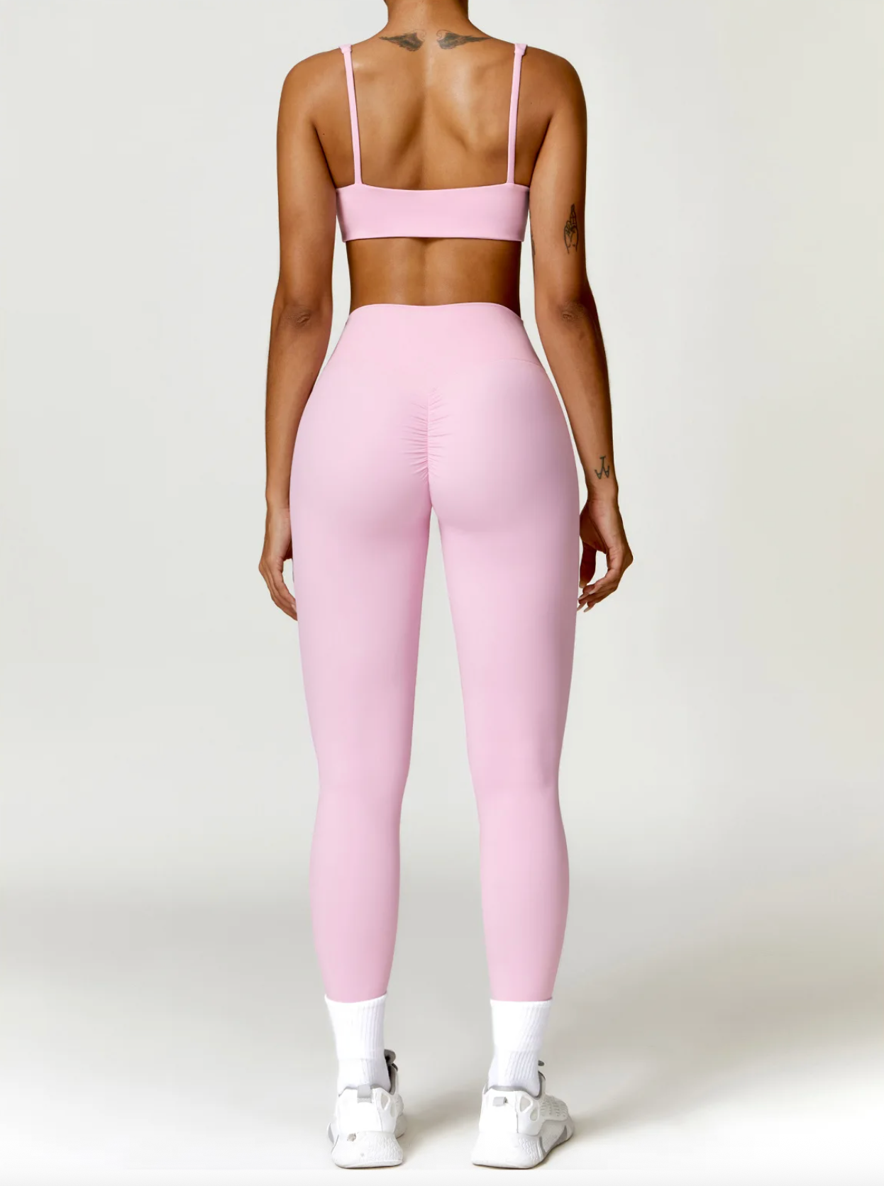 Cherry Blossom Pink - High Waist Push Up Yoga Leggings for Women