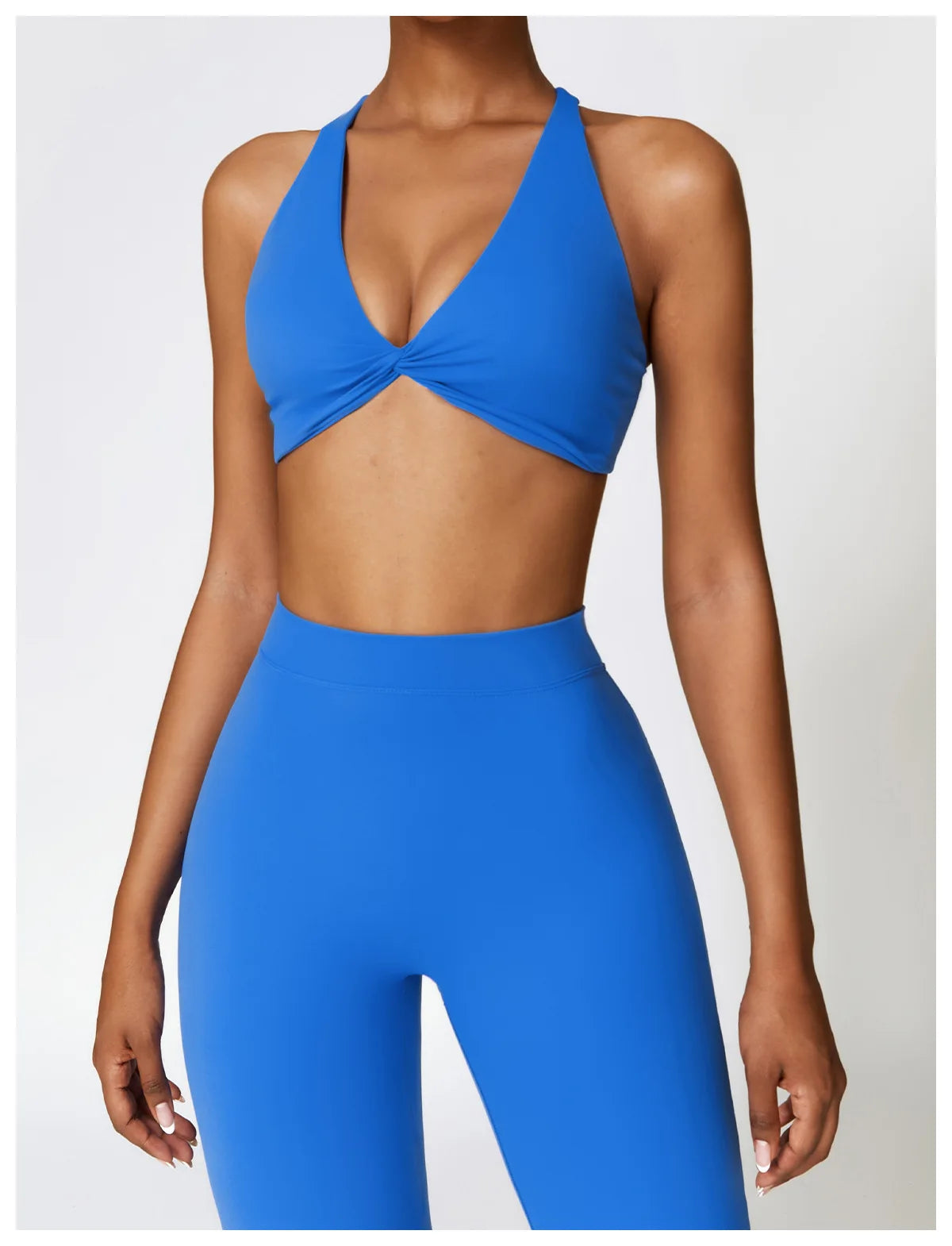 Blue - High Impact Women's Sports Bra for Fitness