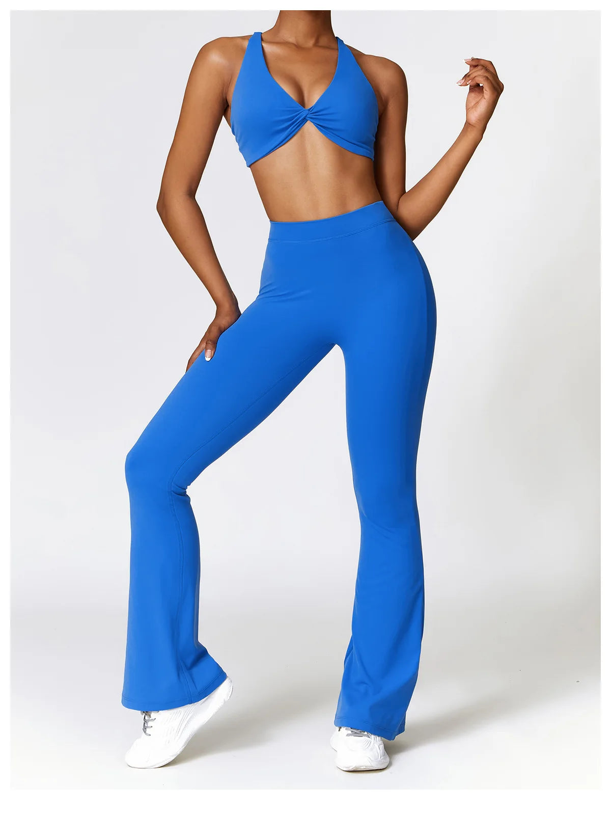 Blue - High Impact Women's Sports Bra for Fitness