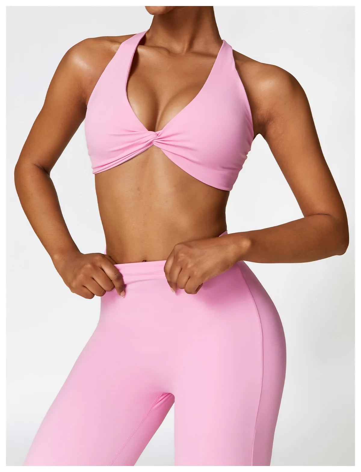 Pink - High Impact Women's Sports Bra for Fitness