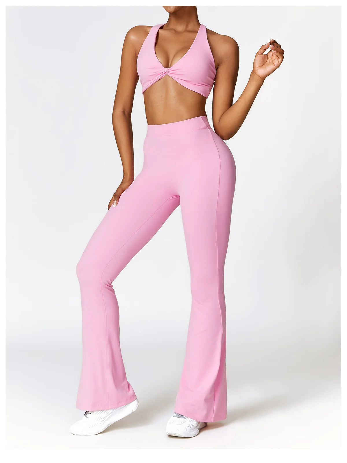 Pink - High Impact Women's Sports Bra for Fitness